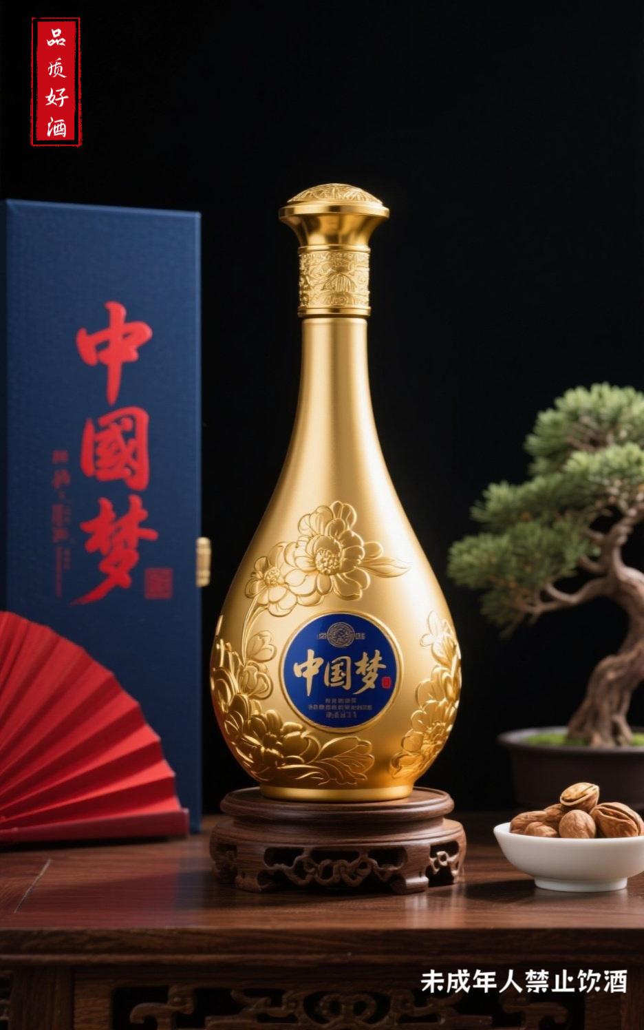 中国梦白酒。中国梦白酒凭借其卓越的9A级品质震撼世人,不论是在节日里大家欢聚一堂的热闹时刻,还是自己独自一人想要小酌放松的时候,它无疑都是绝佳的选择呀。#中国梦酱香型白酒推荐 #酒 #送礼佳品 #口粮酒 #在家怎么吃出仪式感