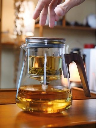旋转杯盖意味着什么?它是飘逸杯茶水分离的确认指令!#尚明飘逸杯 #飘逸杯 #飘逸壶 #泡茶神器 #高端茶器