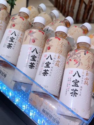 夏天不爱喝白水又不敢喝饮料的你就喝它#健力宝#八宝茶茶饮