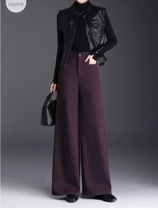 百搭高腰宽松直筒裤#直筒裤#阔腿裤#时尚穿搭#高腰宽松#洋气减龄