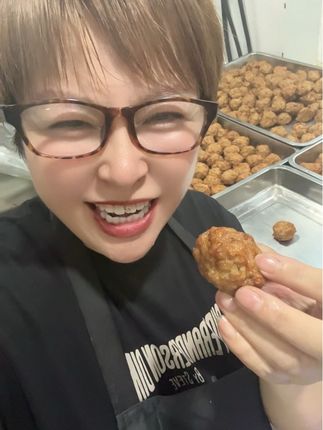 肉圆当饭吃了#炸肉圆 #纯手工零添加 #土猪肉圆 #真材实料 #家乡特产