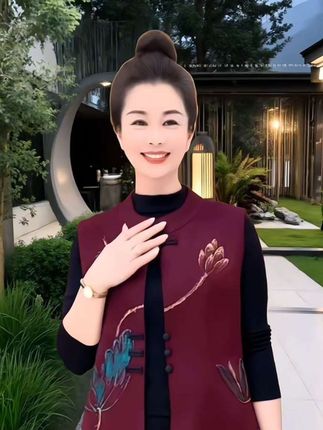 #盘扣马甲#洋气上档次 #气质穿搭 #国风马甲#谁穿谁好看