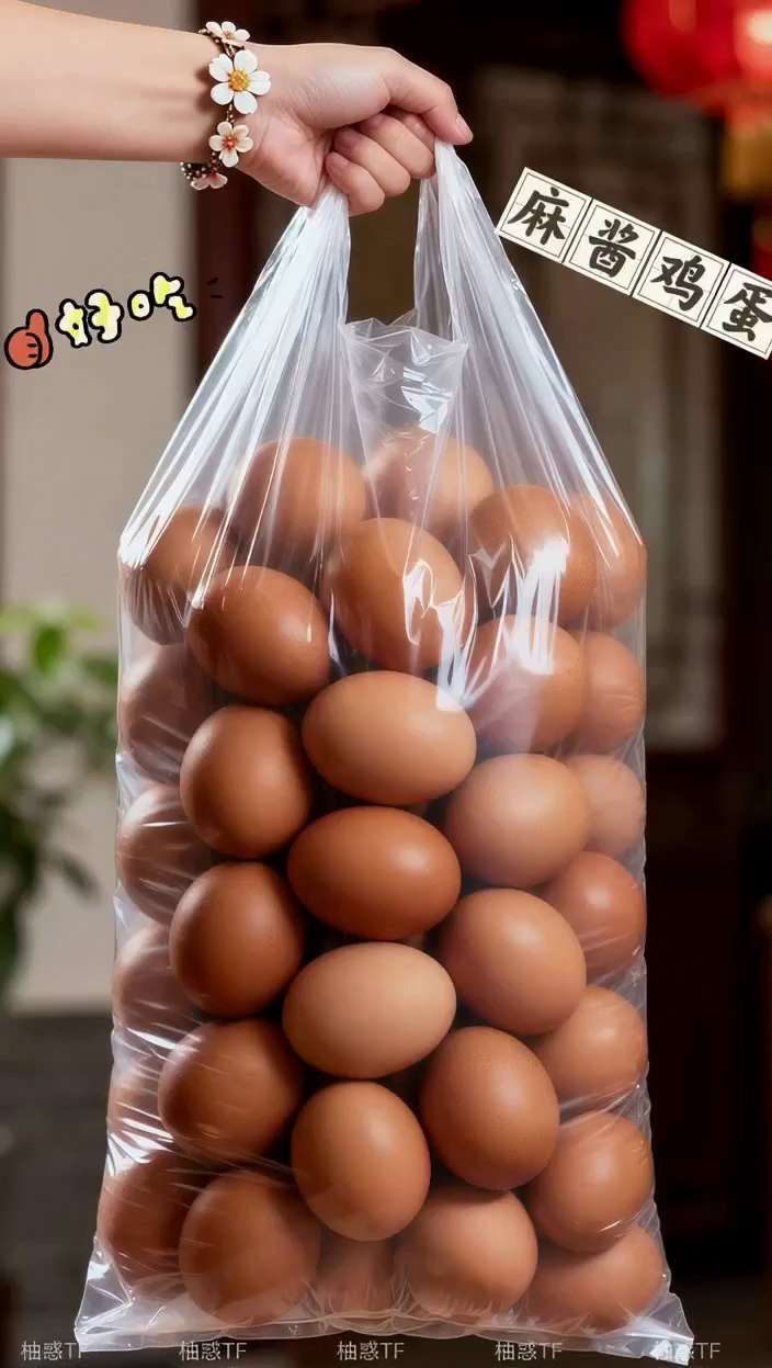 麻酱鸡蛋|一口入魂的咸香暴击。谁能抵挡住油亮的麻酱鸡蛋?剥壳瞬间,琥珀蛋白裹着醇厚麻香直钻鼻腔;下刀“啵”响治愈,绵密蛋黄裹油润流心溢出。咸香不齁,配粥夹馒头都绝,亲民价更是日常优选! #麻酱鸡蛋 #好吃到停不下来 #经济实惠 #家常美味 #流心蛋