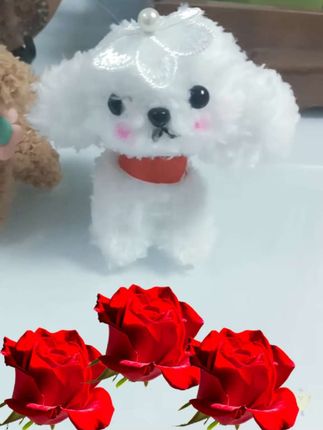 #我的手工作品 #扭扭棒#小狗 天太热的时候别出门躲在家里做手工
