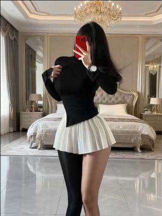 #辣妹穿搭 #御姐 #变装 #大长腿 #极品身材