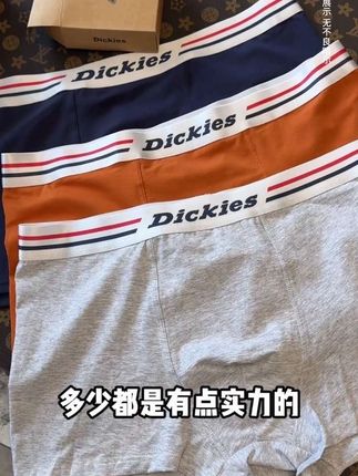 【设计师款】Dickies纯棉PLUS男士内裤10A抗菌亲肤 平角裤琥珀流光风#舒服 #柔软亲肤#男士内裤