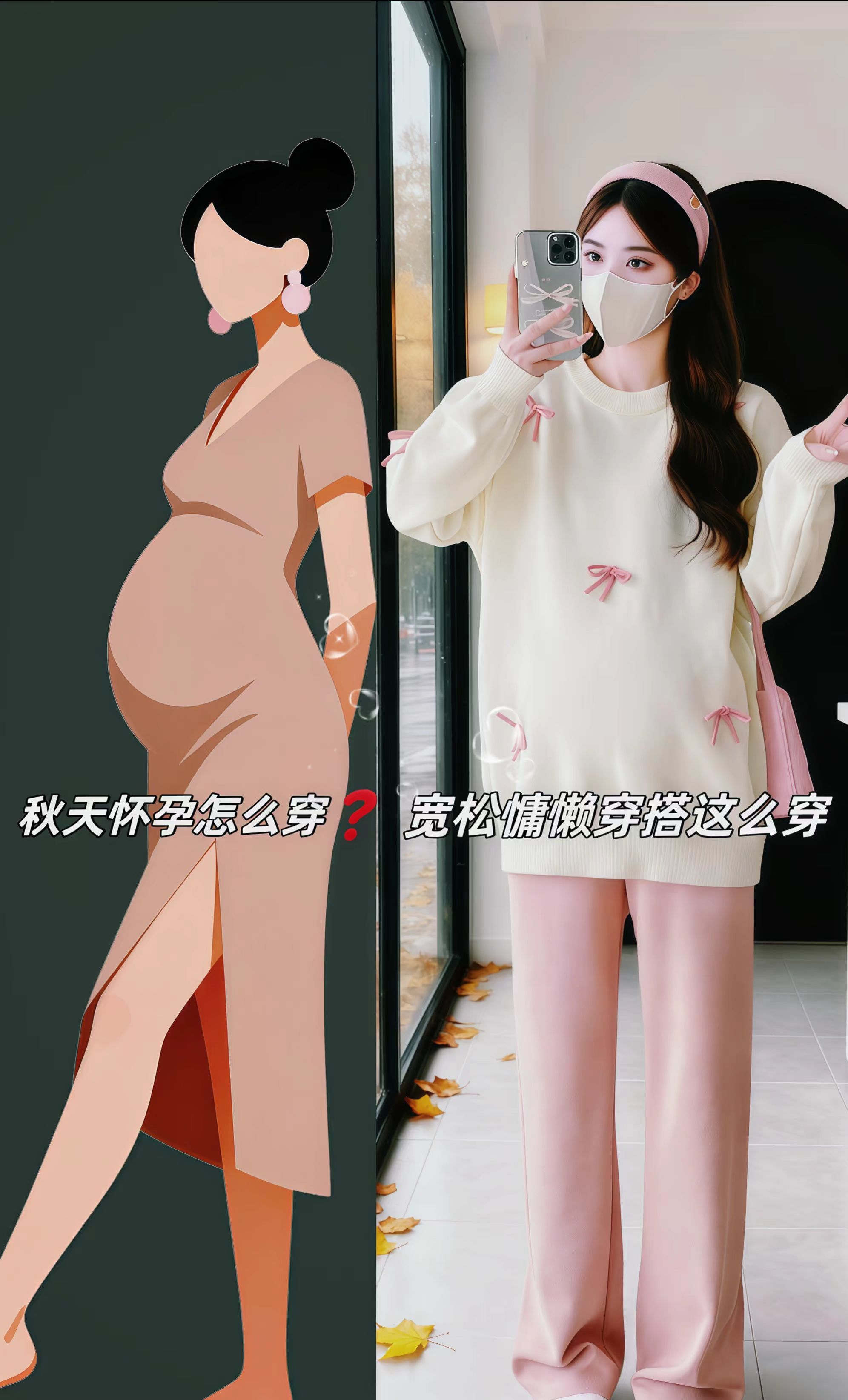 秋冬产检别再穿得臃肿啦!这件蝴蝶结针织毛衣也太懂孕妈了吧~软乎乎的面料超亲肤,加厚款保暖又不压身,搭直筒裤直接藏住小肚腩和胯宽! 日常出门或产检穿都超显气质,温柔韩系风拉满,谁见了都夸状态好~孕期穿搭就该这样舒服又好看! #孕妇秋冬穿搭 #孕妈必备单品 #孕期时尚套装 #高级感孕妈装 #秋冬孕妇毛衣套装