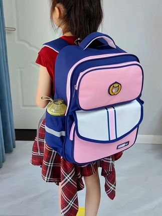 #儿童书包 #双肩背包 #英伦风书包 #减负护脊书包
