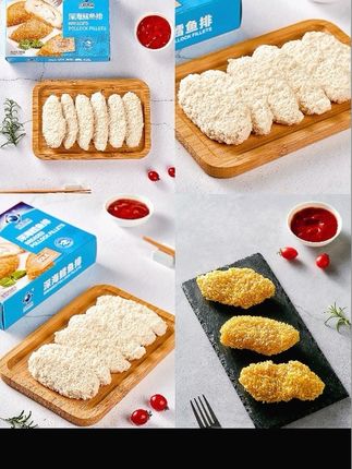 爆🔥的深海鳕鱼排,吃起来外酥里嫩,美味绝对让你爱不释手!#华信宁亚莉 #鳕鱼排 #深海美食 #源头实力厂家