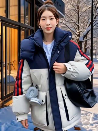 #面包服 #棉衣外套 #宽松显瘦 #加厚保暖 #时尚女装