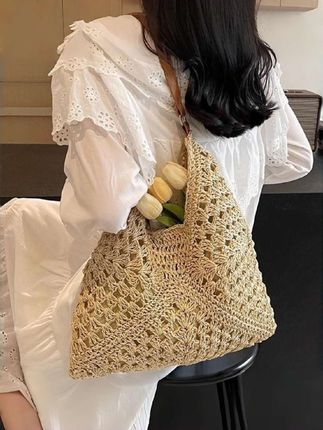 #大容量草编包 #大容量托特包 #大容量女包 #时尚女包