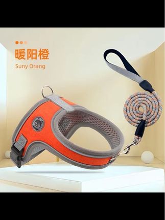 马鞍式胸背防挣脱牵引遛狗绳舒适犬胸背夏季狗绳牵引绳#宠物 #宠物用品 #宠物好物推荐 #宠物好物 #宠物牵引绳