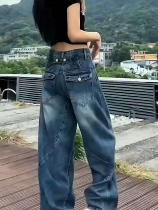 #拖地裤#穿搭 @DOU+小助手