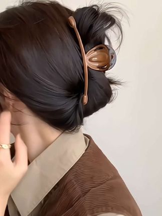 复古大号抓夹发夹后脑勺鲨鱼夹子高级感气质头饰#头饰发饰#精致女人必备#时尚百搭#抓夹#美出高级感