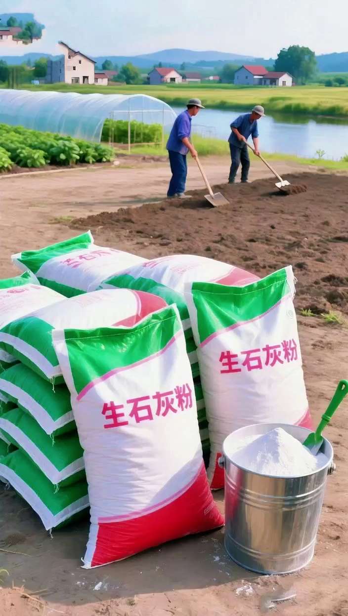 #三农种植 #抖音助农扶农 #土壤改良 #有机肥 #生石灰粉