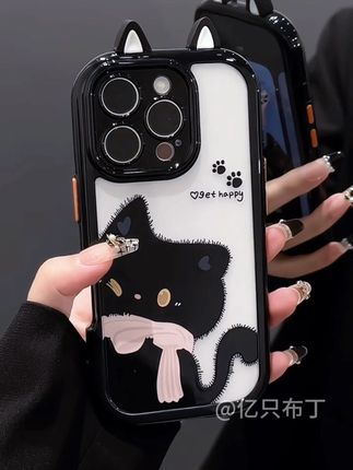 这个甜酷风小耳朵围巾小猫咪~真的很难不爱!好朋友给我安排一个吧🥰 #手机壳 #这个手机壳真的长在我心巴上了 #超nice好看手机壳