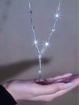 #铜合金项链#时尚饰品 #毛衣链@DOU+小助手
