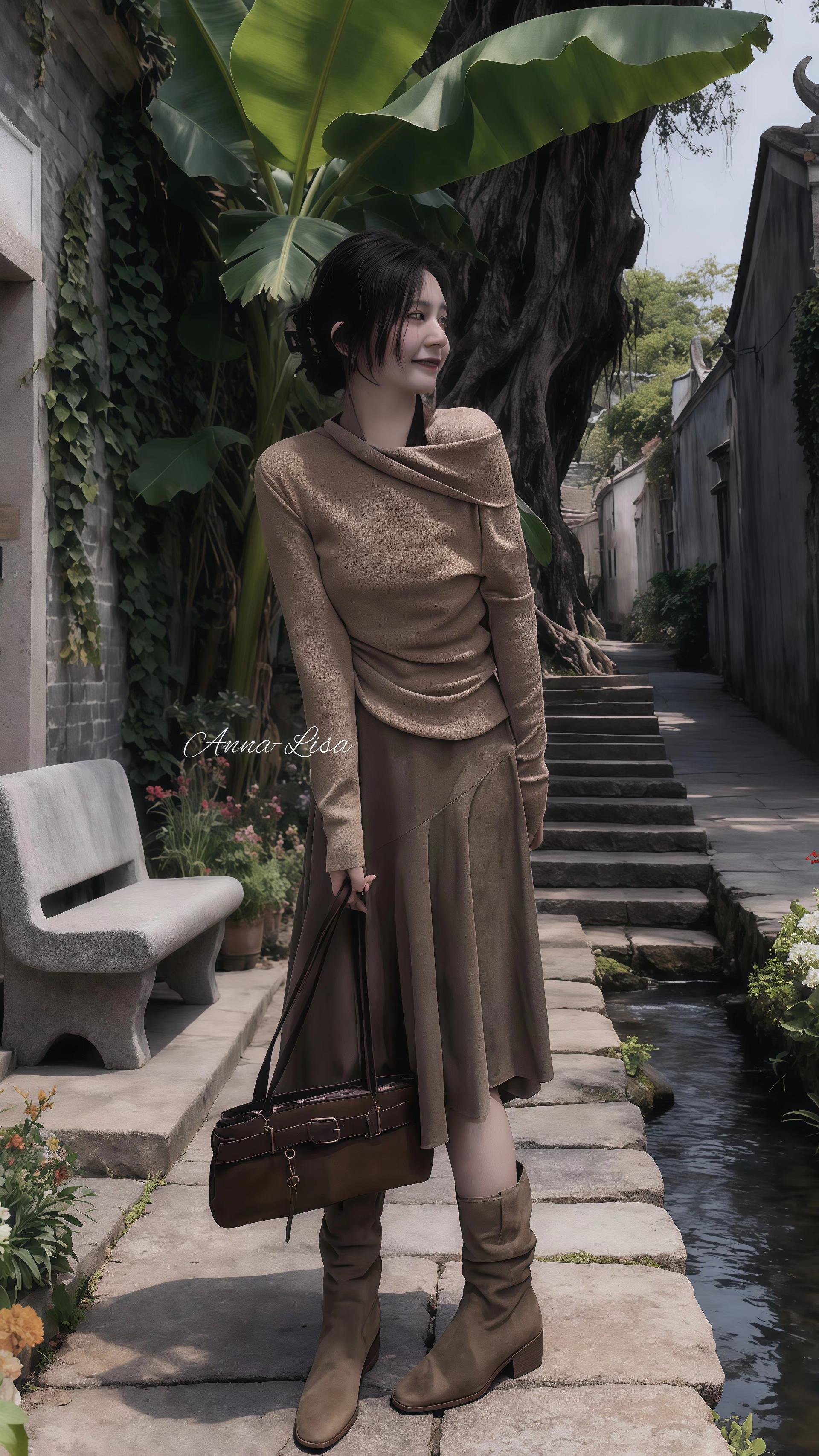 OOTD|穿搭初秋氛围感分享~#早秋穿搭三分钟出门不是梦 #早秋焦糖色氛围感穿搭 #普通人不化妆也能穿出氛围感 #罩衫变好看的一衣多穿思路 @DOU+小助手 #通勤穿搭万能配色公式