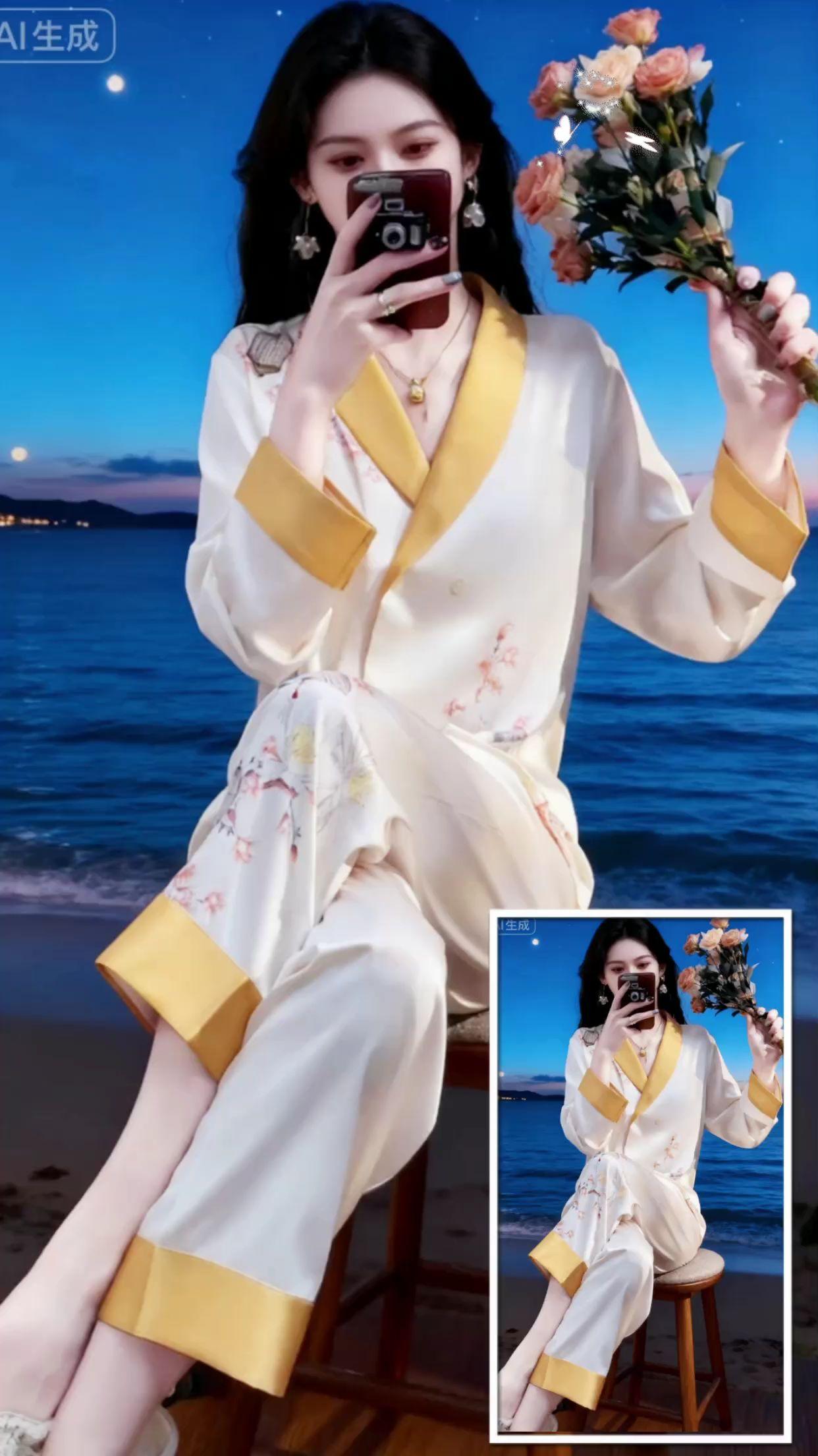 #春秋穿搭 #这也太好看了 #睡衣家居服 #舒适家居服 #在家也要美美哒