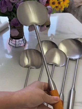 自从有了这款不锈钢加长手柄炒勺,炒菜盛汤都很方便#加长手柄炒勺 #炒勺 #厨房好物 #不锈钢锅铲 #好物推荐