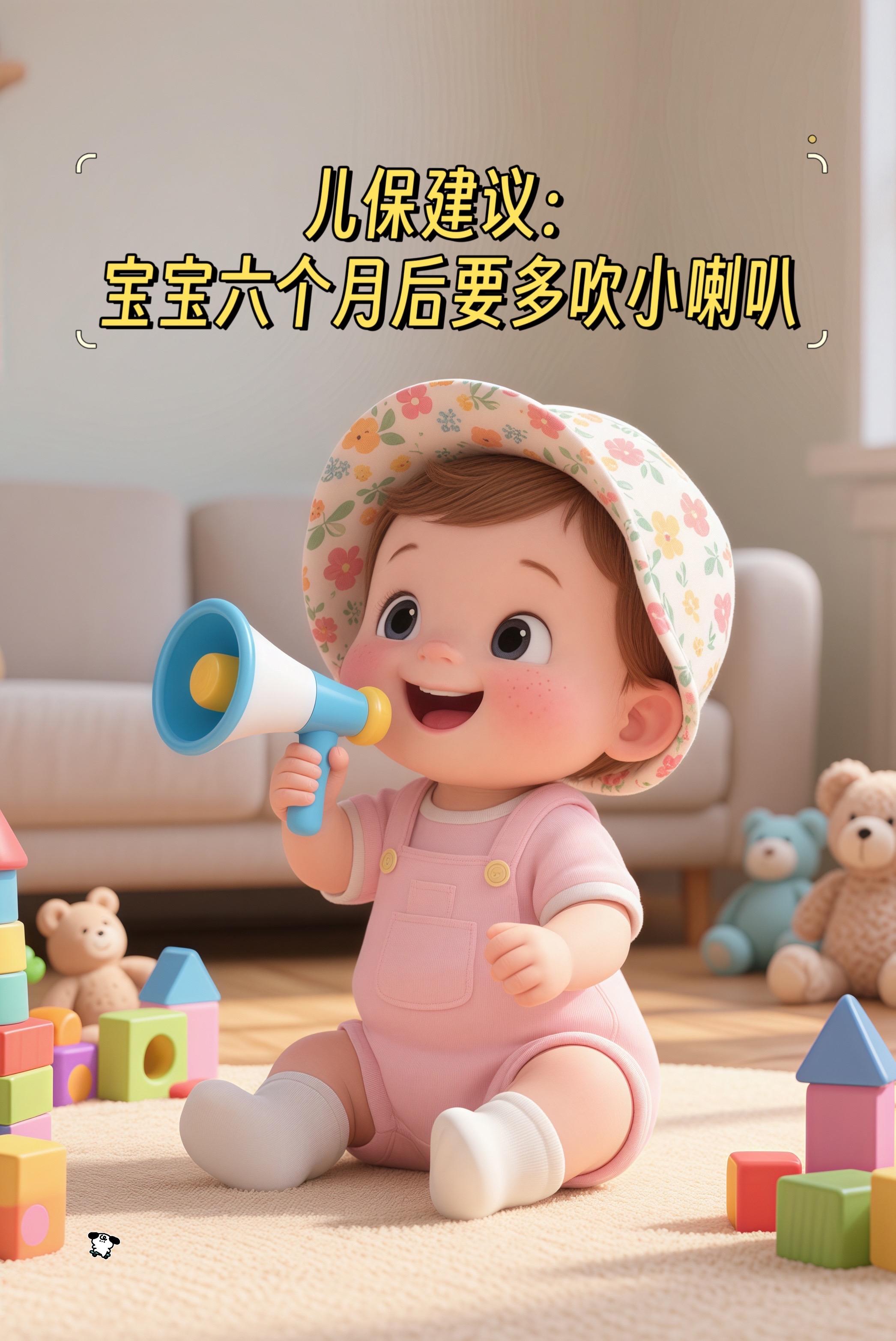 挖到宝啦!给娃入的这款婴儿小喇叭也太好用了~能吹能吸还能摇,一拿到手宝宝就攥着不放,粉白粉白的颜值超戳我,0-3岁宝宝玩正合适,既能锻炼抓握又能做早教,发声柔和不刺耳,宝妈们可以闭眼冲!#小喇叭玩具 #儿童小喇叭玩具 #锻炼肺活量 #强烈推荐