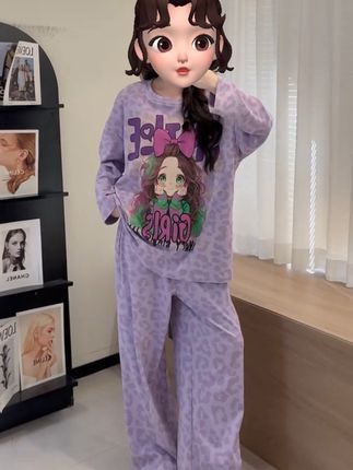 #睡衣家居服 #睡衣 #面料很舒服#谁穿谁好看系列 #不挑年龄不挑身材