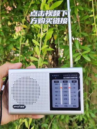 这是我听过的收音机中高音最丝滑的收音机!户外便携式,音量大且久听不累!#收音机#收音机测评