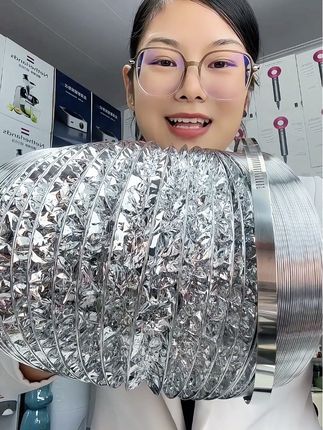 双层加厚的加密油烟机排烟管道,耐高温耐腐蚀#排烟管 #排烟管道 #油烟机排烟管 #排气管 #油烟机排气管
