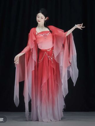 【琉璃海棠】礼仪之邦古典舞服装古风国风演出服飘逸仙气汉服花神#优雅不过时 #古典舞的美 #古装小美女 #古风汉服