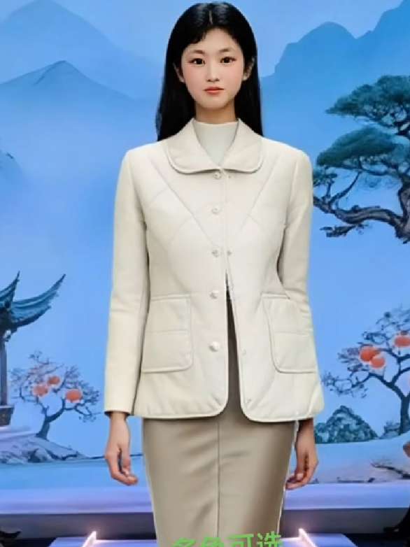 #T台自信游 #春秋新款翻领复古菱格短款棉衣#时尚保暖棉服外套#时尚气质穿搭 #高级感穿搭 #时尚保暖棉服外套