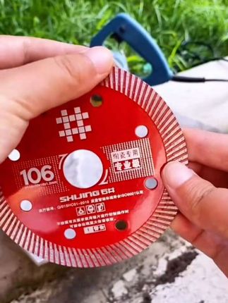 石井106红色陶瓷切割片,石材开槽瓷砖刀片云石片大理石瓷砖切割片#切割片 #五金