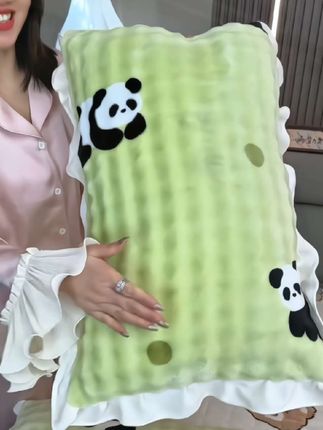#泡泡牛奶绒枕套#家纺床品 #家纺床上用品 #柔软亲肤 #枕套@DOU+小助手