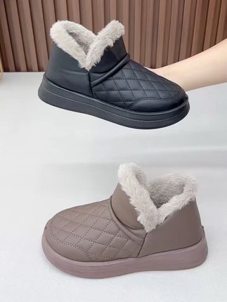 这双厚底防水棉鞋,不仅隔凉保暖,穿起来轻便舒适 #棉鞋#毛毛鞋#女鞋#哎呦喂你鞋真好看 #毛毛鞋