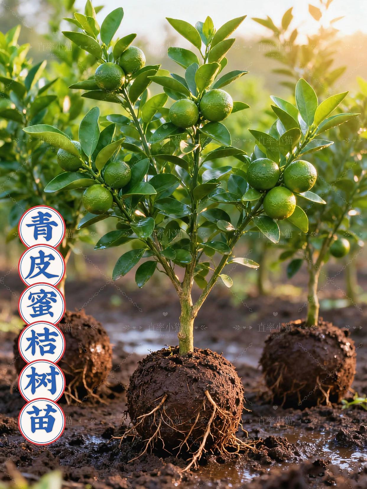 青皮蜜桔树苗。嫁接好的青皮蜜橘树苗来啦,根系发达易种植好管理,新品种耐寒耐旱性强,适应性强,不挑土壤不挑环境,南北方可种植,结果快丰产性强,果肉饱满多汁细嫩,果味浓郁,一口下去清爽无渣,纯甜爆汁,一家老少都爱吃。#青皮蜜桔 #青皮蜜桔树苗 #果树苗 #果树盆栽 #抖音助农扶农