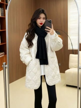 #棉服#棉衣棉服 #中长款棉服 #中长款棉服穿搭 #中长款棉服外套