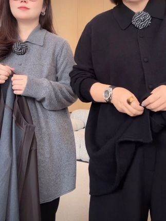 MPG JIEJIE【收藏款】25早秋绵羊毛显瘦polo衫#穿搭#高级感穿搭 #显瘦穿搭 #大码女装 #今日分享