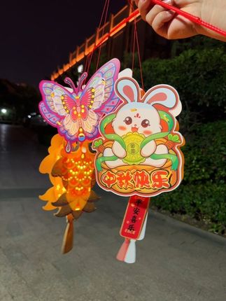 中秋节灯笼 古风灯笼好好看呀#有趣的创意 #创意diy