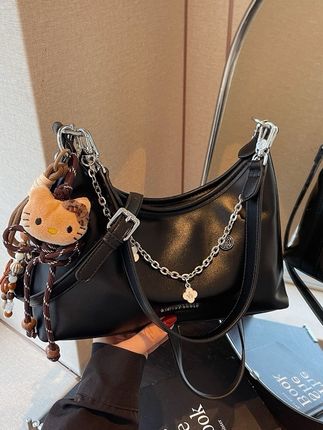 艾米兔女包2025新款纯色时尚休闲百搭潮流质感小众设计单肩斜挎包#包包推荐 #种草 #只做高品质 #分享 #高品质女包