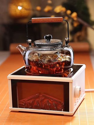 高硼硅耐热玻璃财鼠泡茶壶家用办公茶壶茶貝电陶炉煮茶壶套装#泡茶壶#煮茶壶#电陶炉煮茶 #围炉煮茶 #茶生活