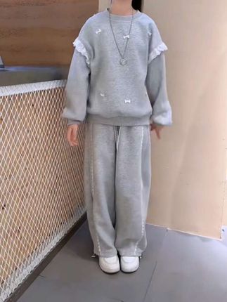 #女童休闲套装#中大童洋气休闲套装#无限回购宝藏单品#女童套装