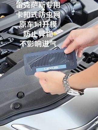 雷克萨斯专用进气口防虫网,原车开模,卡扣设计,防止异物进入#雷克萨斯 #es #汽车好物 #汽车用品 #车用神器
