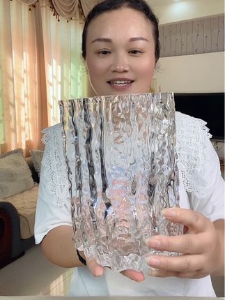 高级感花瓶家用高颜值大口径冰川插花花瓶敞口透明网红桌面摆件#花瓶#玻璃花瓶#花瓶插花 #玻璃花瓶推荐#超便宜超划算