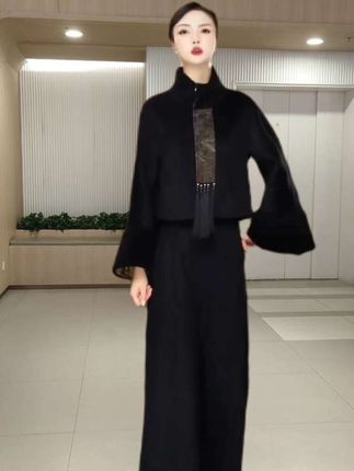 阔腿裤两件套#完美搭配 高贵优雅 #时尚洋气 #谁穿谁漂亮#阔腿裤两件套