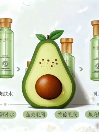 植物主义护肤品套装牛油果补水保湿水乳清爽滋养组合装四季可用#好物推荐#💥爆单