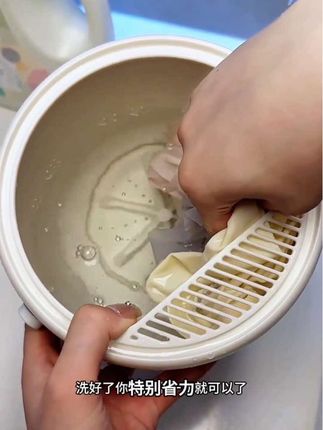 #便携衣物护理机自动洗袜子内衣裤小型清洗机迷你懒人洗袜