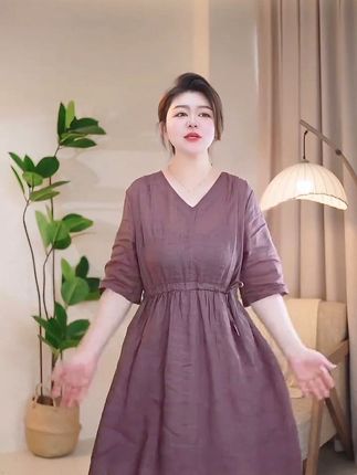 #气质连衣裙 #新款夏季穿搭 #高端大气 #宽松有范 #夏季穿搭