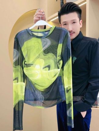 #亮哥女装#网纱打底衫#时尚潮流穿搭 #流光机能风穿搭太有生命力了 #拉宏琥珀流光少年感变装