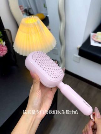 可以一键清理头发的#伸缩按摩梳 真的太方便了#好物推荐#按摩梳#气囊梳