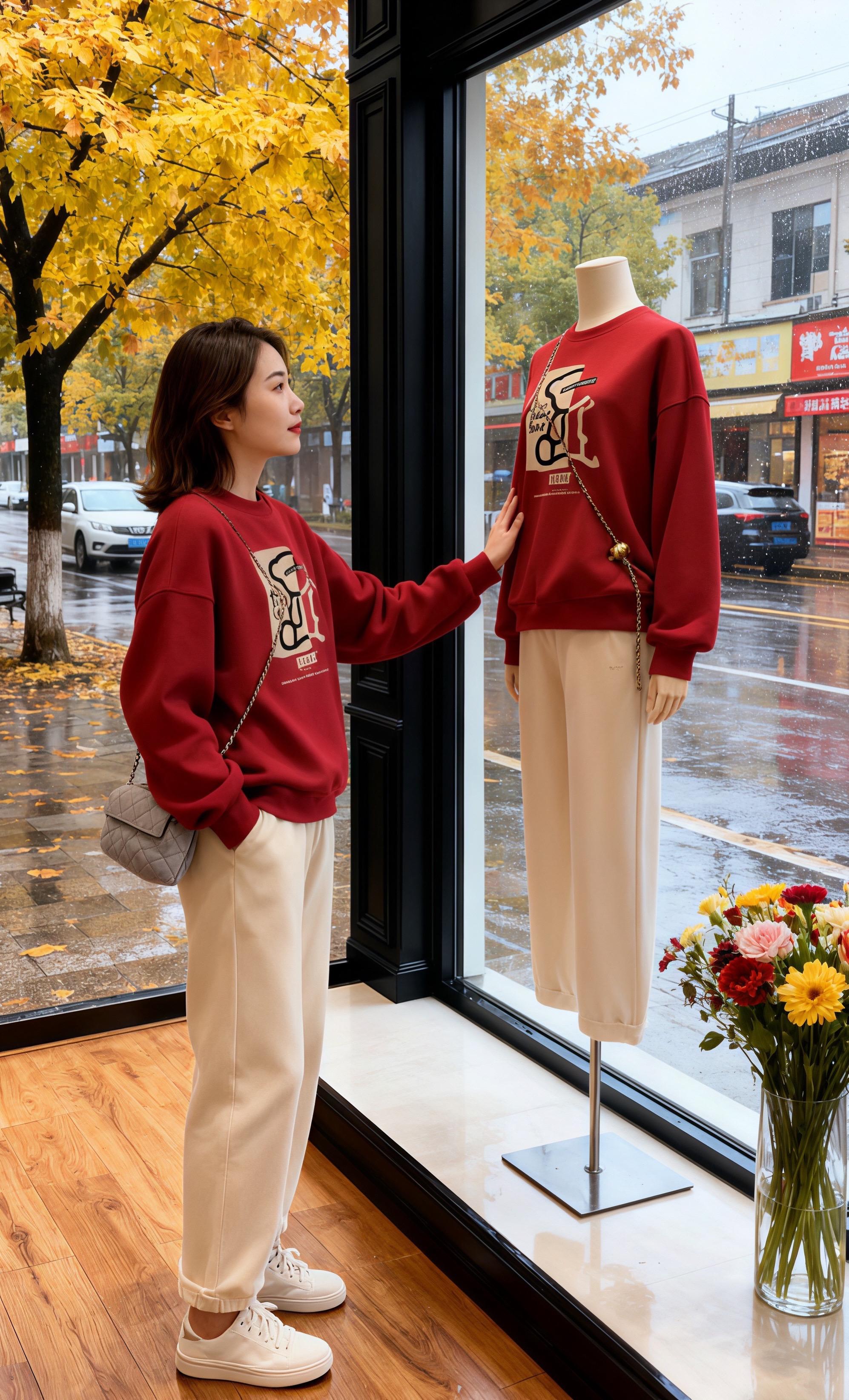 #小个子初秋显瘦穿搭#晒晒我的秋日穿搭#当普通人找到自己的穿搭风格后 #预制国庆出游穿搭