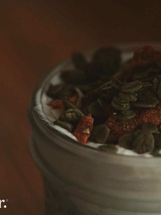 把蓝色海浪装进了隔夜燕麦杯里,#早餐吃什么 #隔夜燕麦杯 #巴旦木奶